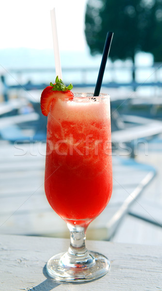 Strawberry daiquiri Stock photo © elenaphoto