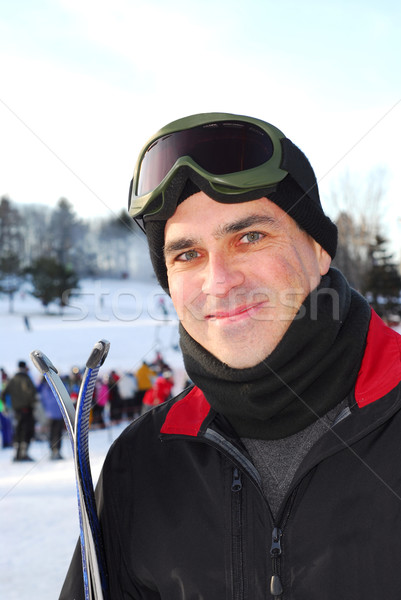 Man ski Stock photo © elenaphoto
