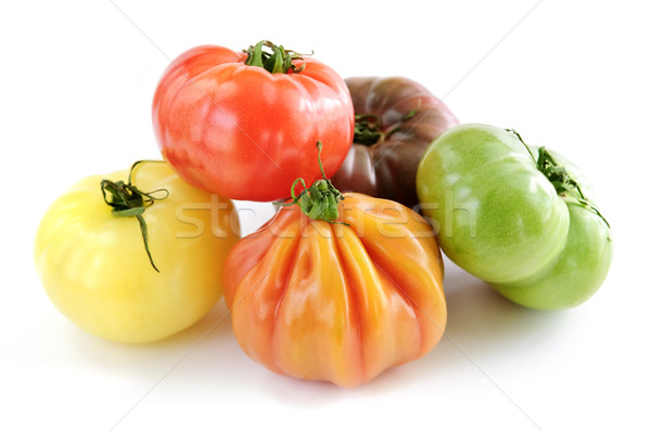 Heirloom tomatoes Stock photo © elenaphoto