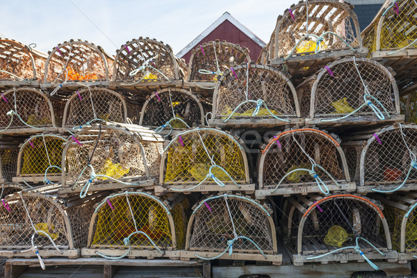 Lobster traps Stock photo © elenaphoto