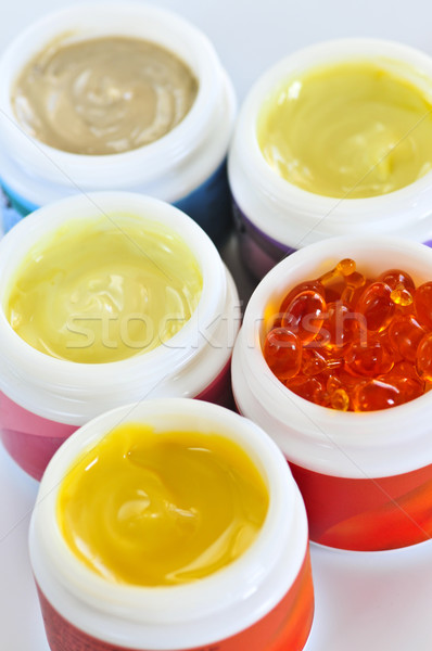 Skin care creams Stock photo © elenaphoto