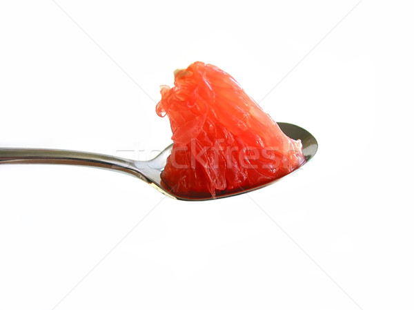 Sağlıklı seçim parça yakut kırmızı greyfurt Stok fotoğraf © elenaphoto