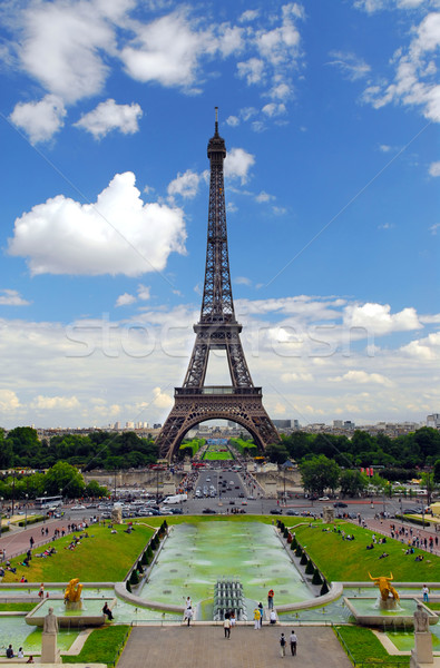 Foto stock: Torre · Eiffel · ver · Paris · França · edifício · cidade