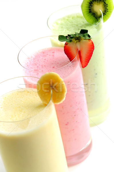 商業照片: 水果 · 孤立 · 白 · 玻璃 · 健康