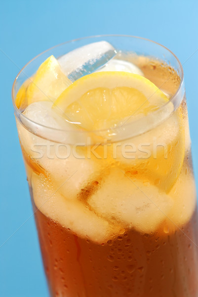 Lemon iced tea Stock photo © elenaphoto