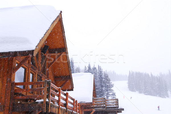 Mountain lodge Stock photo © elenaphoto
