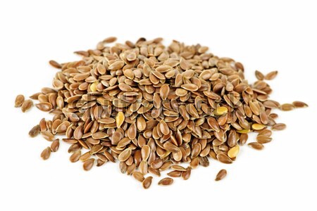 Brown flax seed Stock photo © elenaphoto