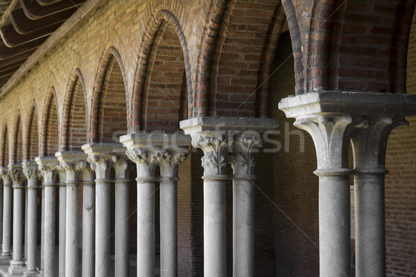 Cloister, Couvent des Jacobins Stock photo © elenaphoto