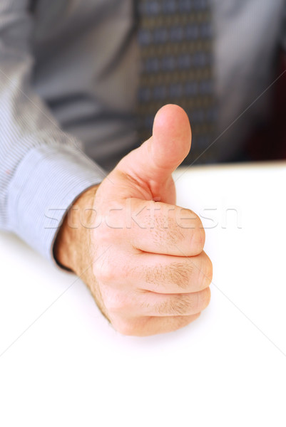 Remek közelkép kezek gesztikulál üzlet test Stock fotó © elenaphoto