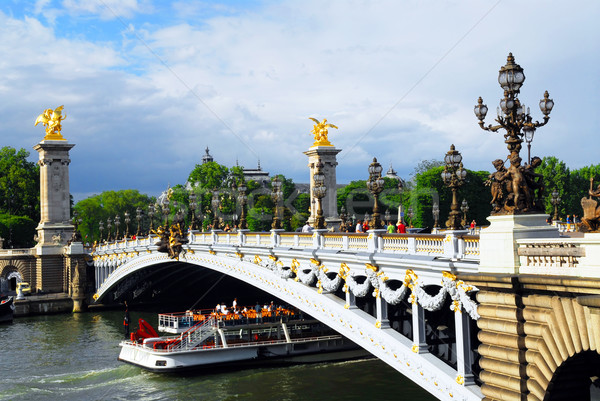 Pont Alexander III Stock photo © elenaphoto