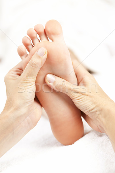 Stock photo: Foot massage