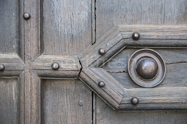 Old door detail Stock photo © elenaphoto