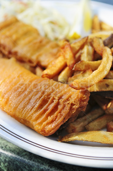 Fish and chips Stock photo © elenaphoto