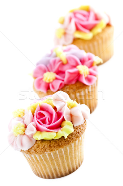 Foto stock: Sabroso · formación · de · hielo · flores · alimentos