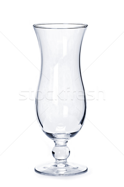 Gol uragan sticlă cocktail izolat alb Imagine de stoc © elenaphoto