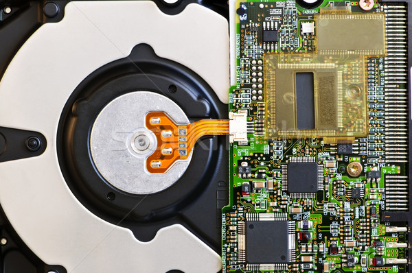 Жесткий диск подробность дисков внутренний Сток-фото © elenaphoto