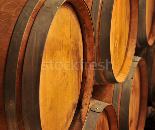 Wine barrels Stock photo © elenaphoto