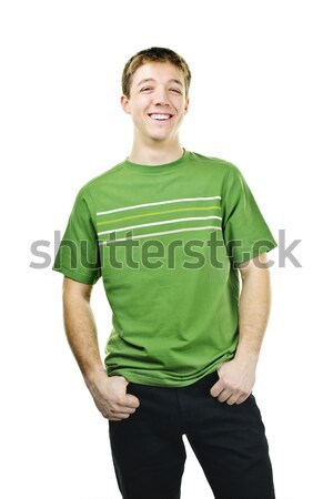 Stock photo: Smiling young man