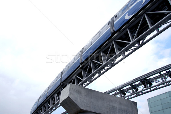 Monorail personas Toronto internacional aeropuerto edificio Foto stock © elenaphoto