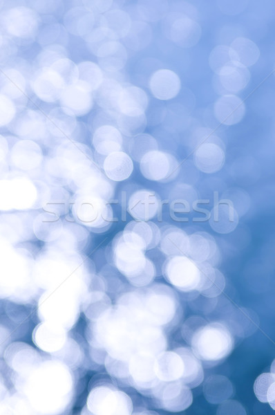 Stock fotó: Kék · fehér · ki · fókusz · bokeh · víz