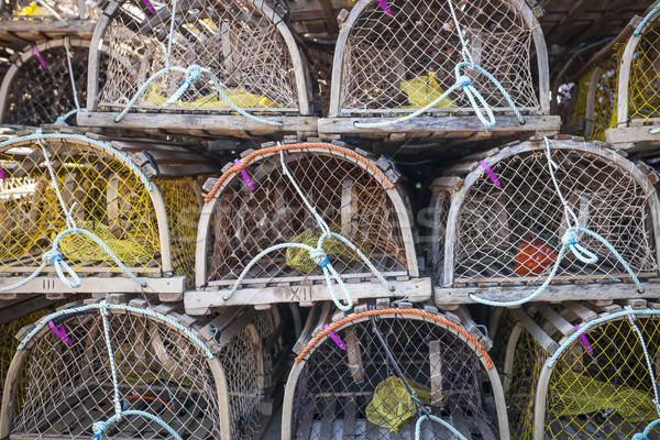 Lobster traps Stock photo © elenaphoto