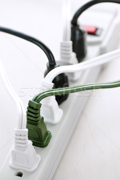 線 電源 バー 多くの 電気 技術 ストックフォト © elenaphoto