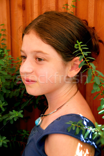 Girl portrait Stock photo © elenaphoto