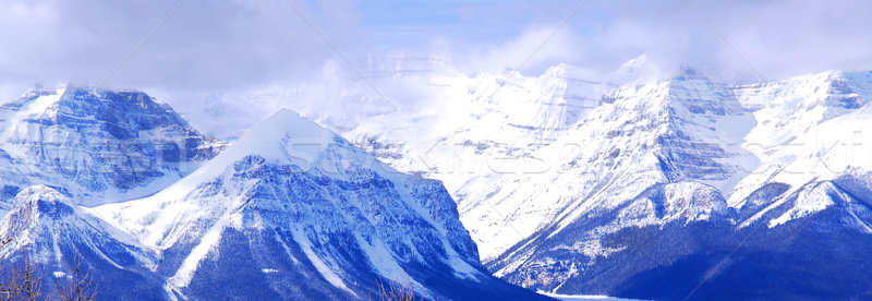 Hegyek hegy panorámakép kilátás természet tájkép Stock fotó © elenaphoto