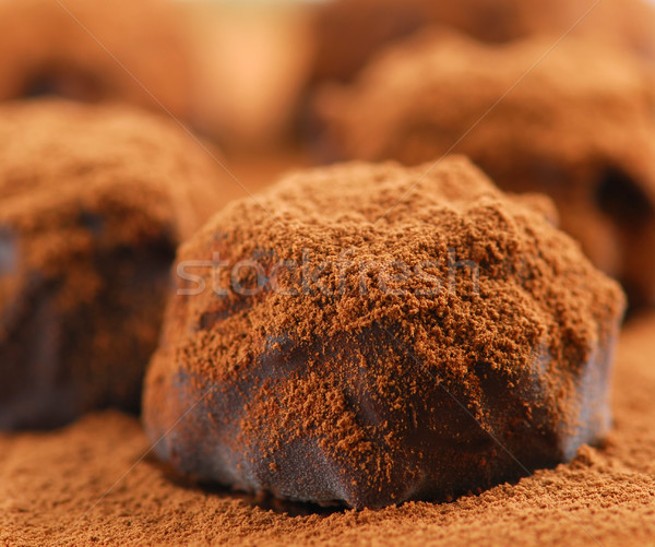 Foto stock: Chocolate · macro · imagem · chocolate · escuro · leite · escuro