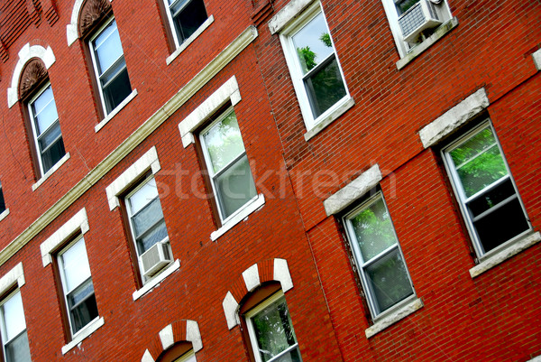 Boston house fragment Stock photo © elenaphoto