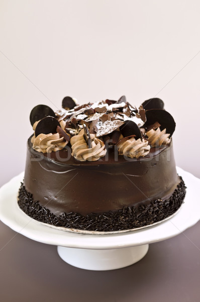 Chocolate cake Stock photo © elenaphoto