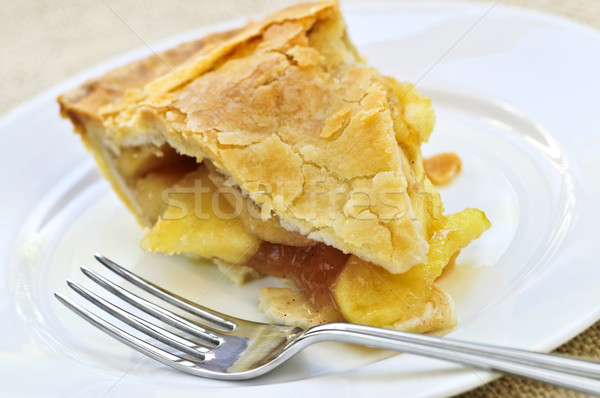 Slice of apple pie Stock photo © elenaphoto