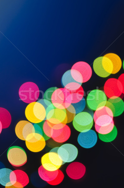 Blurred Christmas lights Stock photo © elenaphoto