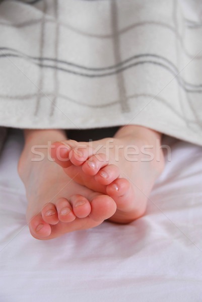 Child's feet Stock photo © elenaphoto