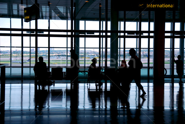 People airport Stock photo © elenaphoto
