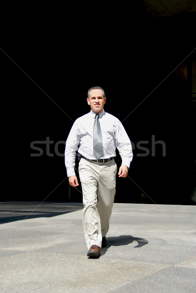 Businessman walk Stock photo © elenaphoto