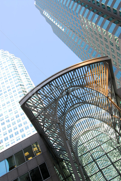 Gratte-ciel architecture moderne détails centre-ville Toronto Canada Photo stock © elenaphoto