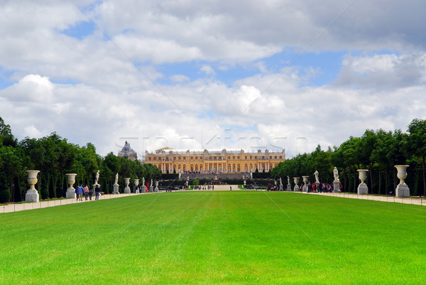 Versailles gardens and palace Stock photo © elenaphoto