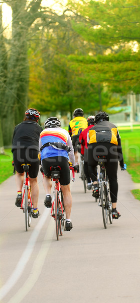 Bicyclist Stock photo © elenaphoto