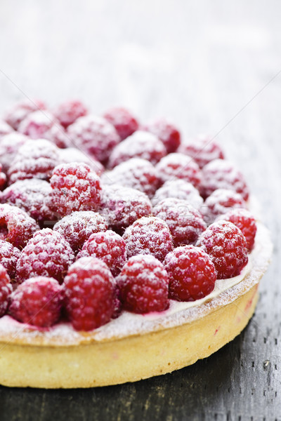 Raspberry tart Stock photo © elenaphoto