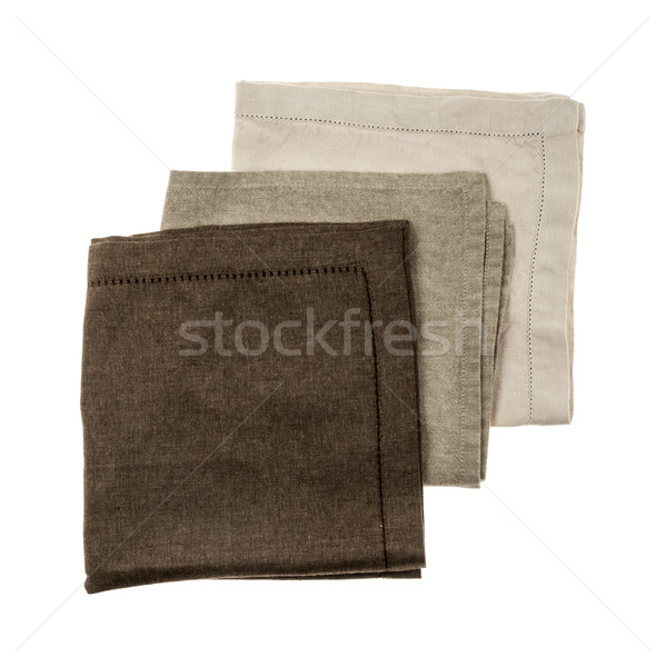 Linen napkins Stock photo © elenaphoto