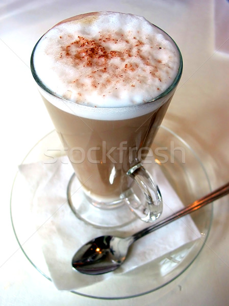 Latte, closup Stock photo © elenaphoto