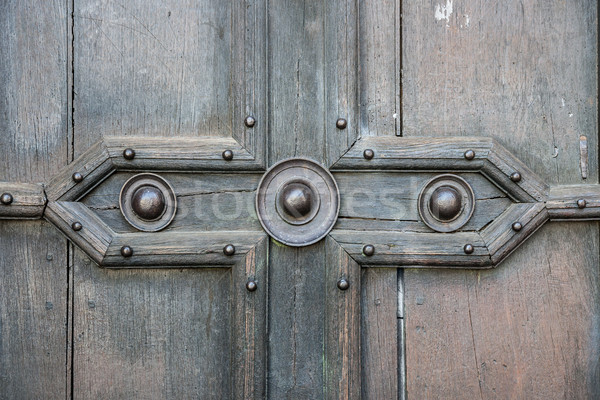 Old door detail Stock photo © elenaphoto