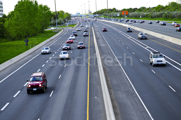 Busy highway Stock photo © elenaphoto