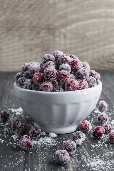 Sugared cranberries Stock photo © elenaphoto