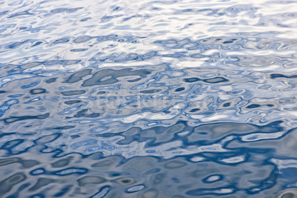 Niebieski powierzchnia wody streszczenie wody charakter morza Zdjęcia stock © elenaphoto