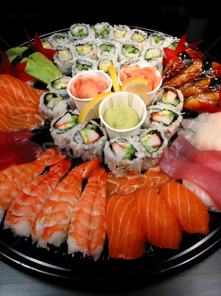 Sushi party tray Stock photo © elenaphoto