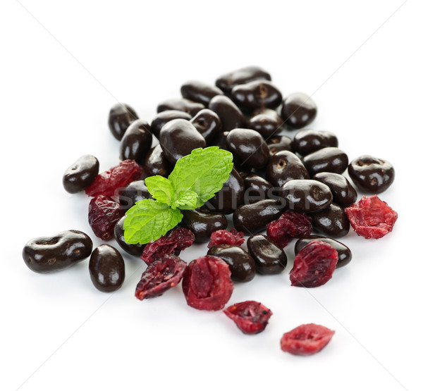 Chocolate covered cranberries Stock photo © elenaphoto