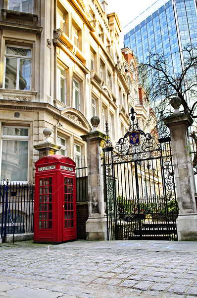 商業照片: 電話 · 框 · 倫敦 · 紅色 · 老 · 新