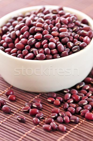 Red adzuki beans Stock photo © elenaphoto